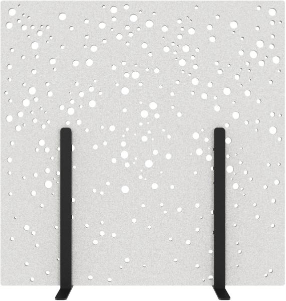 Suono trennwand l 180x180x2.4cm 1311.l24.0401 stand, weiss - Suono-1311l240401-7640439763867