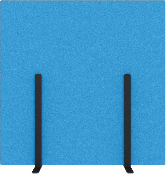 Suono trennwand l 180x180x2.4cm 1311.l24.3700 stand, blau - Suono-1311l243700-7640439763973