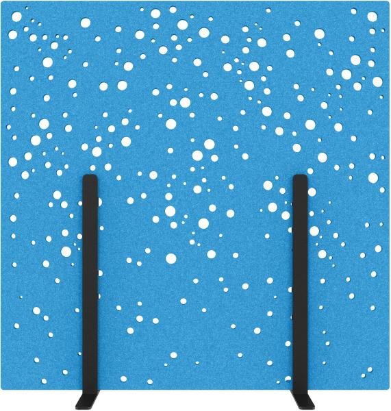 Suono trennwand l 180x180x2.4cm 1311.l24.3701 stand, blau - Suono-1311l243701-7640439763980