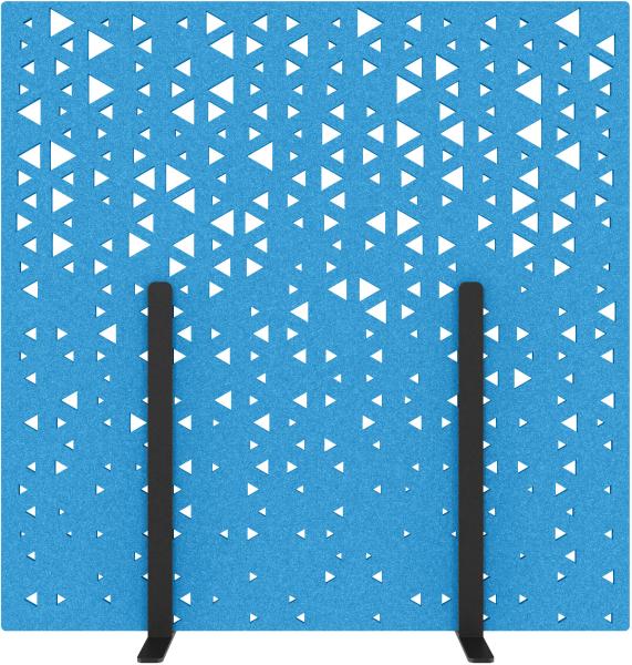 Suono trennwand l 180x180x2.4cm 1311.l24.3703 stand, blau - Suono-1311l243703-7640439764000