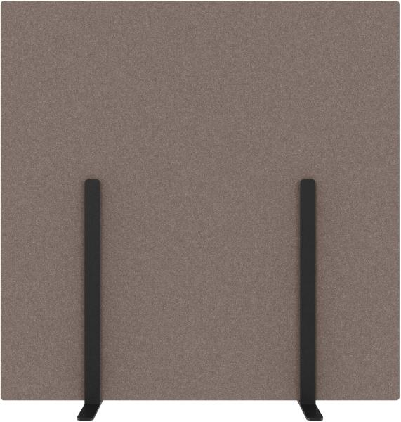 Suono trennwand l 180x180x2.4cm 1311.l24.3900 stand, braun - Suono-1311l243900-7640439764055