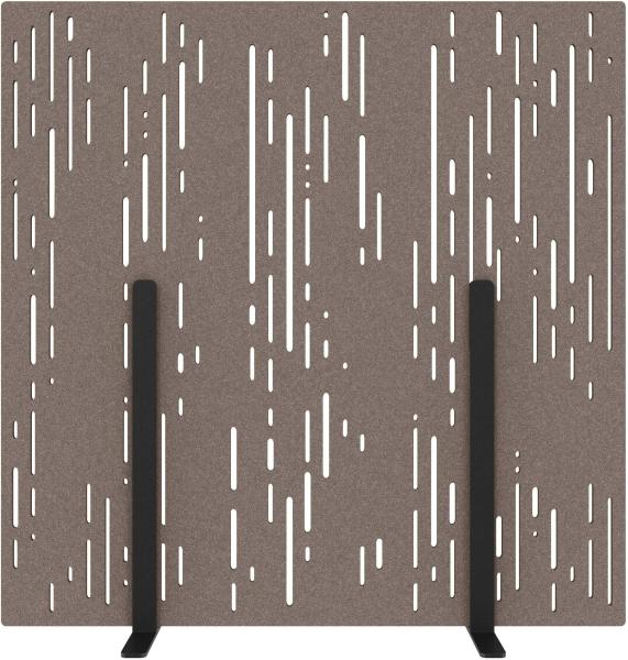 Suono trennwand l 180x180x2.4cm 1311.l24.3902 stand, braun - Suono-1311l243902-7640439764079