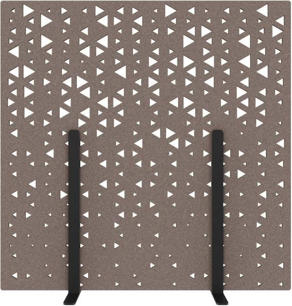 Suono trennwand l 180x180x2.4cm 1311.l24.3903 stand, braun - Suono-1311l243903-7640439764086
