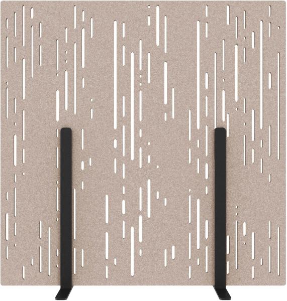 Suono trennwand l 180x180x2.4cm 1311.l24.4402 stand, braun - Suono-1311l244402-7640439764116