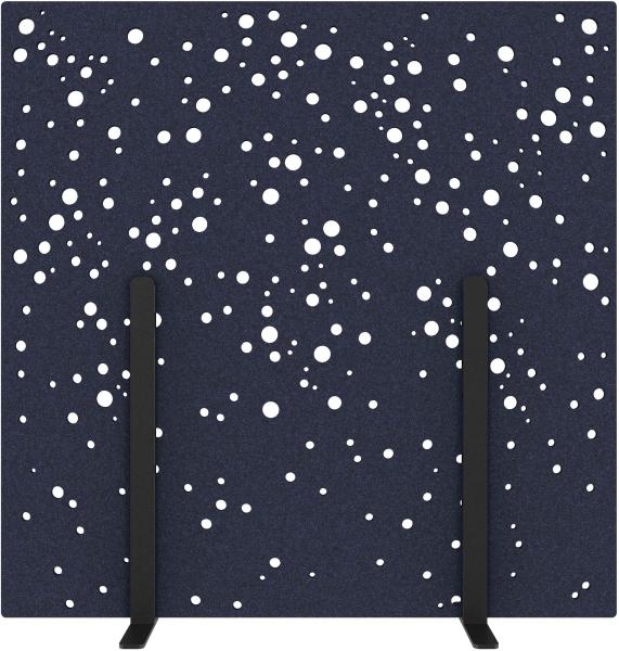 Suono trennwand l 180x180x2.4cm 1311.l24.4701 stand, blau - Suono-1311l244701-7640439764147