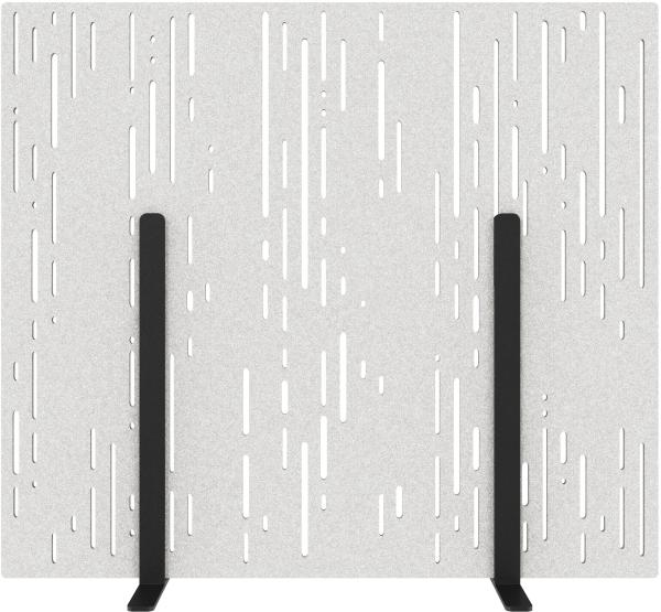 Suono trennwand m 160x140x2.4cm 1311.m24.0402 stand, weiss - Suono-1311m240402-7640439764192