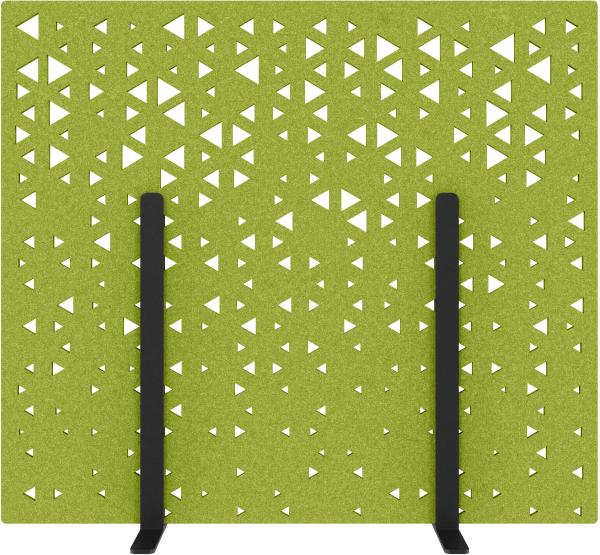 Suono trennwand m 160x140x2.4cm 1311.m24.1303 stand, grün - Suono-1311m241303-7640439764246
