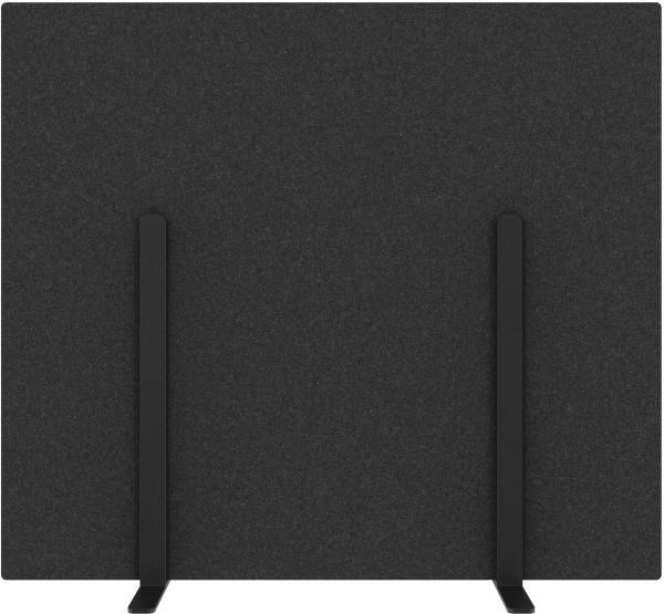 Suono trennwand m 160x140x2.4cm 1311.m24.2600 stand, schwarz - Suono-1311m242600-7640439764253