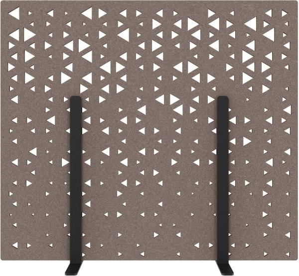 Suono trennwand m 160x140x2.4cm 1311.m24.3903 stand, braun - Suono-1311m243903-7640439764406
