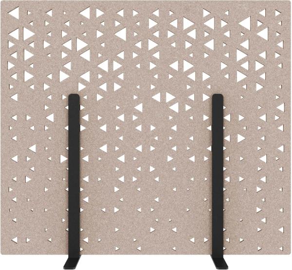 Suono trennwand m 160x140x2.4cm 1311.m24.4403 stand, braun - Suono-1311m244403-7640439764444