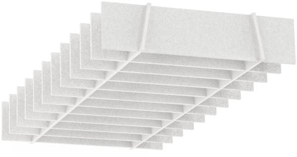 Suono deckenelement 240x120x28cm 2140.u12.0400 straight, weiss - Suono-2140u120400-7640439764567