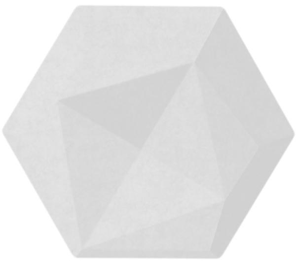 Suono wandelement 16x14x2cm 3116.s09.0400 tiles 3d, hexa, weiss 10 stk. - Suono-3116s090400-7640439765045