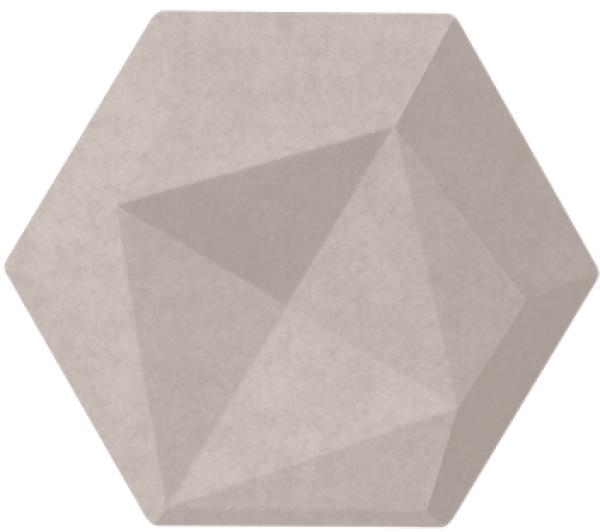 Suono wandelement 16x14x2cm 3116.s09.4400 tiles 3d, hexa, braun 10 stk. - Suono-3116s094400-7640439765106