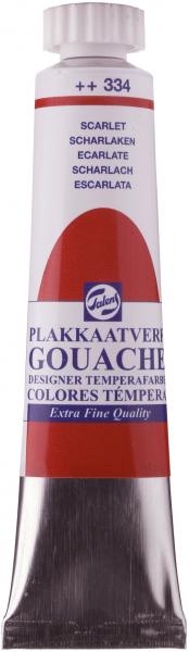 Talens plakatfarbe 20ml 08043342 rot - Talens-08043342-8712079054731
