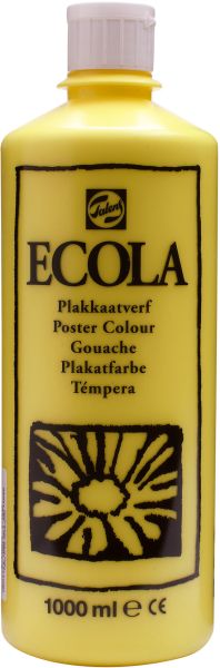 Talens plakatfarbe 1000ml 09712050 gelb - Talens-09712050-8712079011642