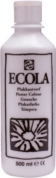 Talens plakatfarbe 500ml 09721000 weiss - Talens-09721000-8712079011772