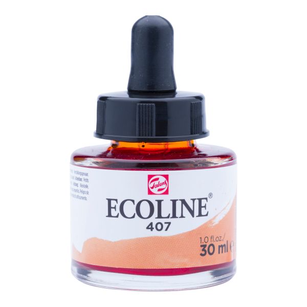 Talens deckfarbe ecoline 30ml 11254071 deep ochre - Talens-11254071-8712079407117