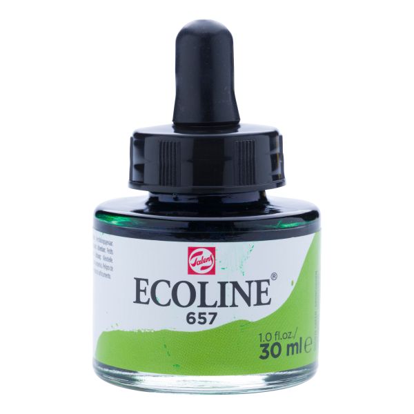 Talens deckfarbe ecoline 30ml 11256571 bronze green - Talens-11256571-8712079407315