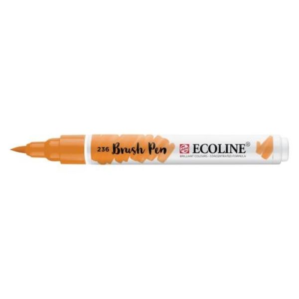 Talens ecoline brush pen 11502360 hellorange - Talens-11502360-8712079388683
