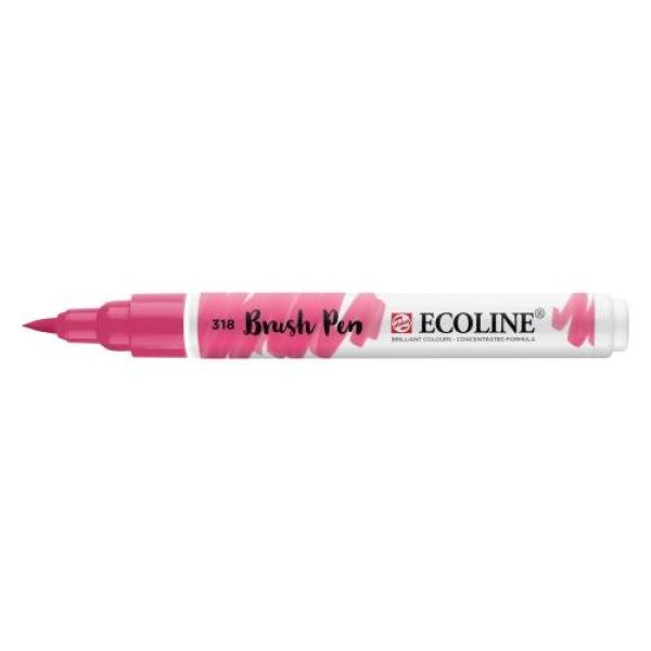 Talens ecoline brush pen 11503180 karmin - Talens-11503180-8712079388720