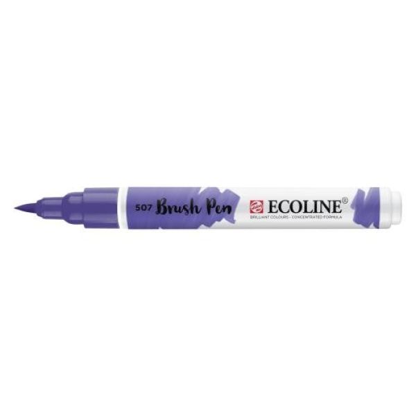 Talens ecoline brush pen 11505070 ultramarinviolett - Talens-11505070-8712079388768
