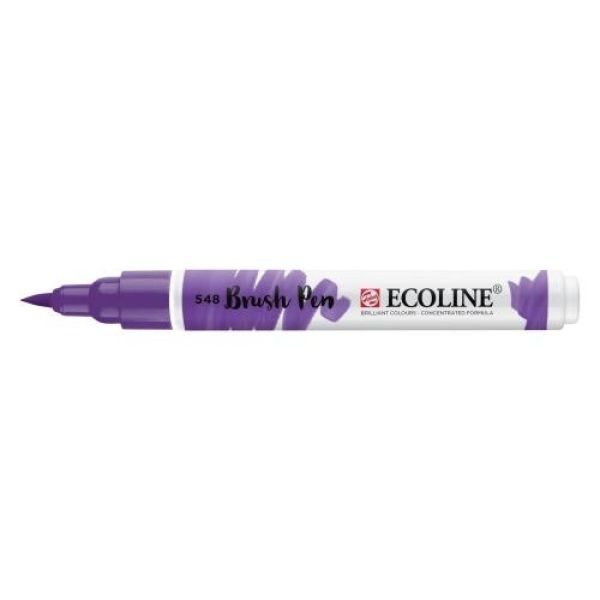 Talens ecoline brush pen 11505480 blauviolett - Talens-11505480-8712079388751