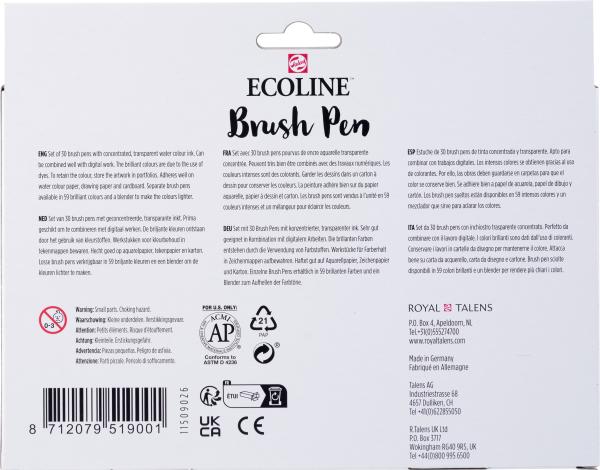 Talens ecoline brush pen set 11509006 ass. additional 30 stück - Talens-11509006-8712079519001-04.jpg