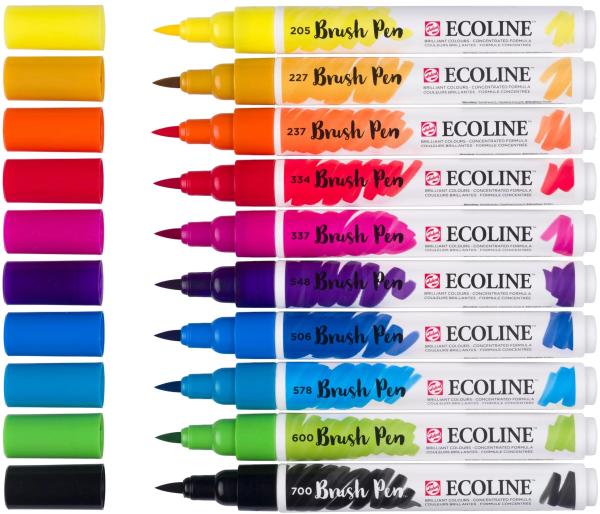Talens ecoline brush pen set 11509007 ass. 10 stück - Talens-11509007-8712079519018-04.jpg