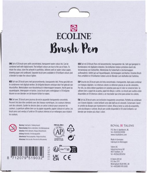 Talens ecoline brush pen set 11509024 ass. 20 stück - Talens-11509024-8712079519032-03.jpg