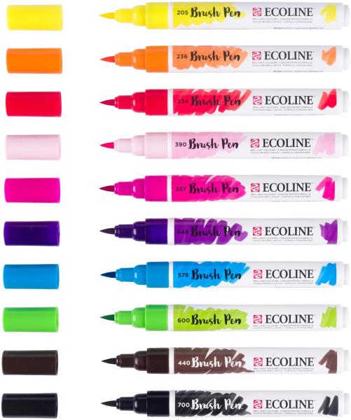 Talens ecoline brush pen set 11509803 ass. bright 10 stück - Talens-11509803-8712079518936-03.jpg