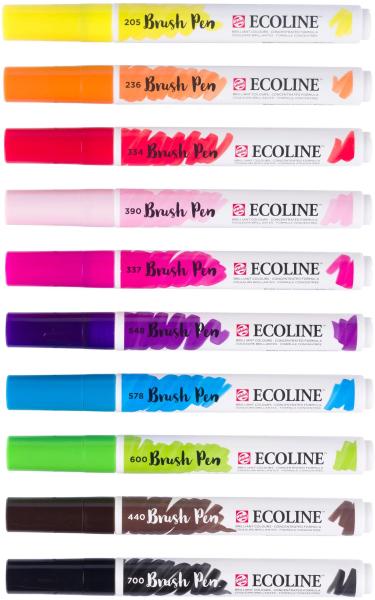 Talens ecoline brush pen set 11509803 ass. bright 10 stück - Talens-11509803-8712079518936-04.jpg
