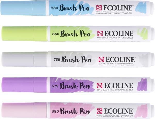 Talens ecoline brush pen set 11509931 pastel 5 stück - Talens-11509931-8712079518882-03.jpg