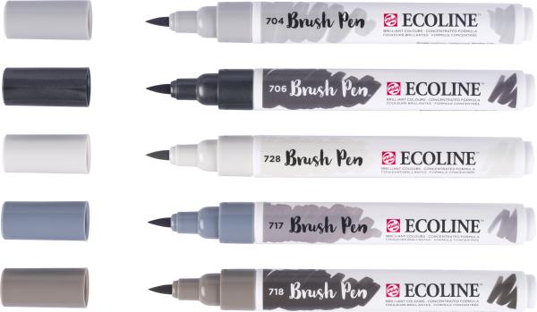 Talens ecoline brush pen set 11509937 grey 5 stück - Talens-11509937-8712079518899-02.jpg