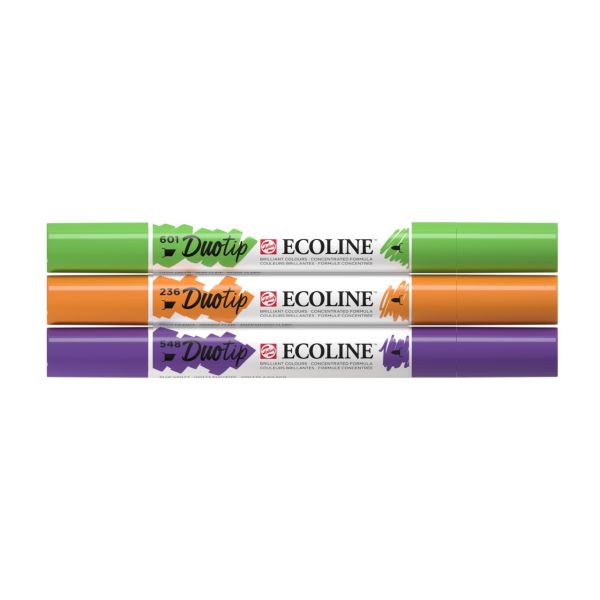 Talens ecoline duotip set 11609901 3 sekundärfarben - Talens-11609901-8712079465612