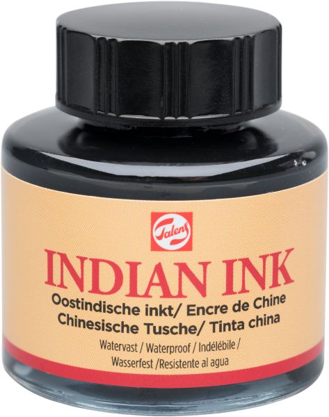 Talens tusche 30ml 44257002 schwarz - Talens-44257002-8712079409227