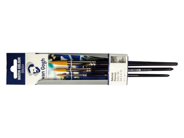 Talens aquarellpinselset gr.4/8/12 90919133 3-teilig - Talens-90919133-8712079194727