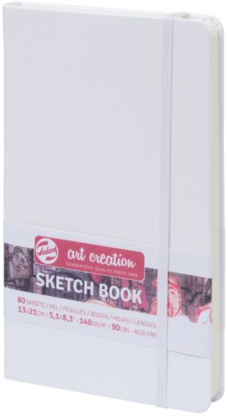 Talens skizzenbuch 9314102m weiss, 13x21cm, 140 g/qm - Talens-9314102m-8712079383541