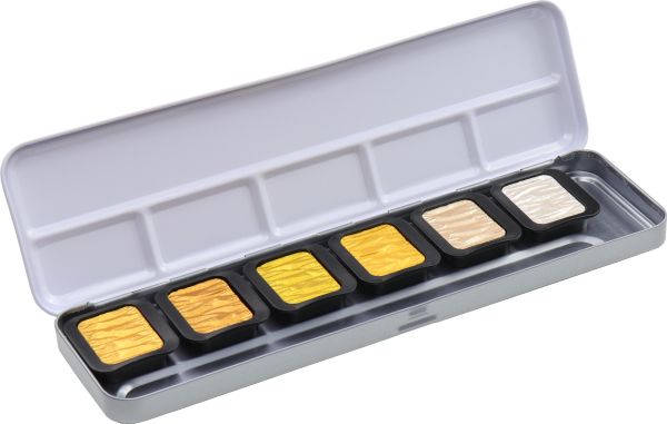 Talens perlglanzfarbe finetec box f0601 essentials classics 6 farben - Talens-f0601-4251402601012