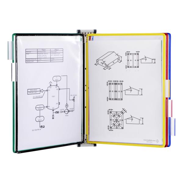 Tarifold wandelement t-display 416169 gestell hellgrau - Tarifold-416169-3377994161695