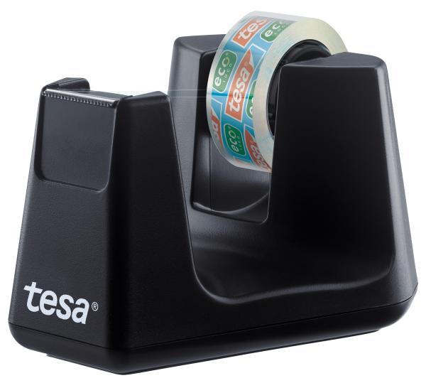 Tesa tischabroller easycut ecologo 539040000 smart, schwarz,1 rl.eco&clear - Tesa-539040000-4042448259752
