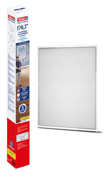 Tesa insektenschutz falt 55214-00000 bis 1.4m 80x80-140x140cm - Tesa-55214-00000-4042448541437