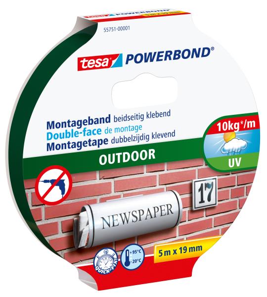 Tesa montage powerbond 19mmx5m 557510000 - Tesa-557510000-4042448843470