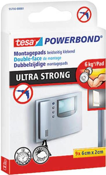 Tesa montagepad ultra 60x20mm 557900000 - Tesa-557900000-4042448219572