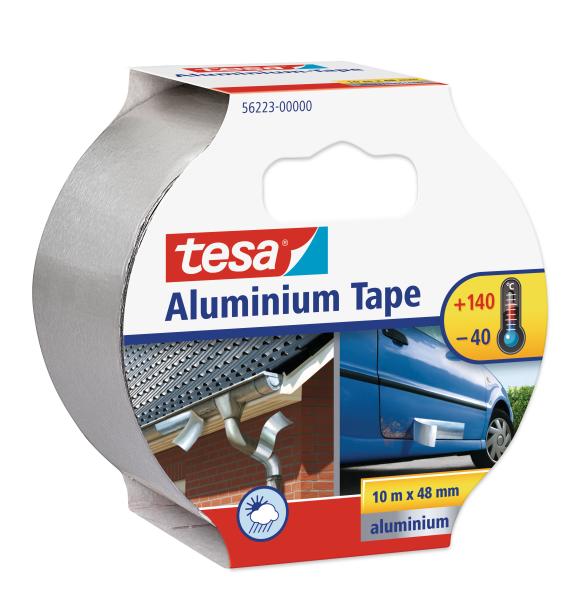 Tesa aluminiumband 56223 10mx50mm silber - Tesa-56223-4042448152282