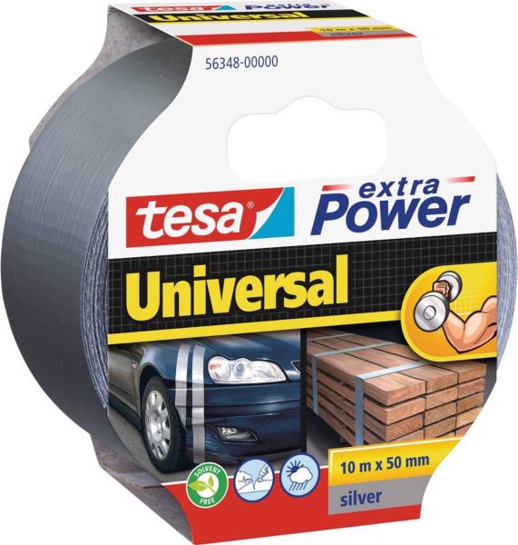 Tesa extra power universal 10mx50mm 563480000 gewebeband. silber - Tesa-563480000-4042448035981