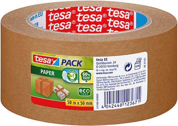 Tesa verpackungsband eco 50mmx50m 571800000 braun - Tesa-571800000-4042448123671