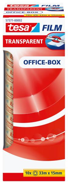 Tesa klebeband transp.box 33mx15mm 573710000 10 stk. - Tesa-573710000-4042448036018