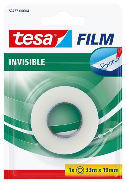 Tesa klebeband invisible 19mmx33m 574770000 blister - Tesa-574770000-4042448035202