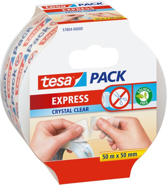Tesa verpackungsband 50mmx50m 578040000 transparent - Tesa-578040000-4042448124975