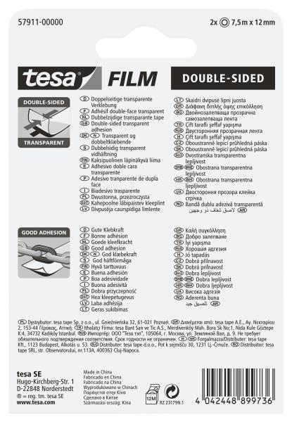 Tesa klebeband tesafilm 12mmx7.5m 579110000 transp.,doppels.,blister 2stk. - Tesa-579110000-4042448899736-02.jpg